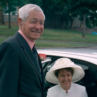 Liz and Phil arrive