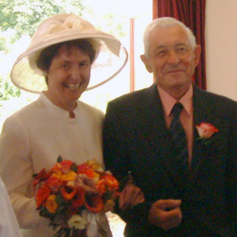 Liz and Phil arrive