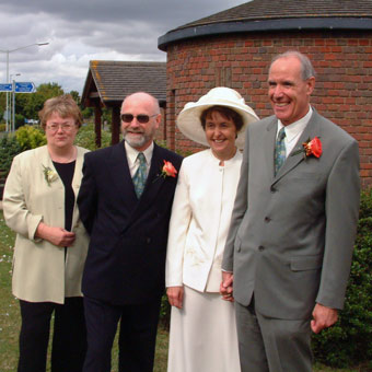 Gerry, John, Liz and John