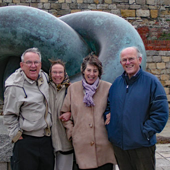 Bobby, June, Eileen and Barrie