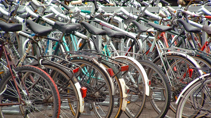 Bicycles, bicycles and bicycle!