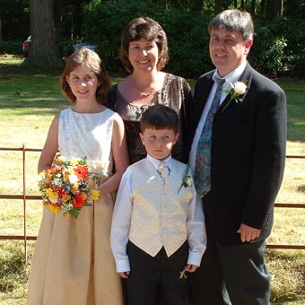 Fellow guests - the Thacker family:<br />
Amy, Sandra, Dan and Andrew