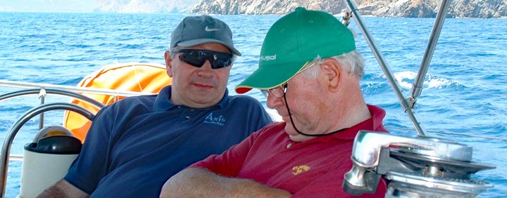 Roy and Ian - is Ian thinking or sleeping?
