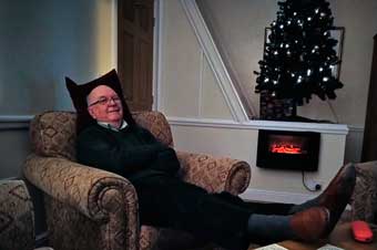 Terry relaxes