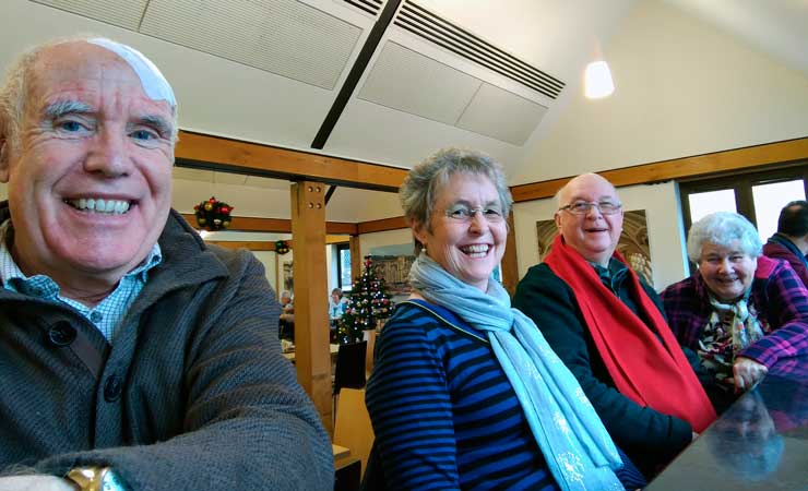 We had lunch in the cathedral refectory