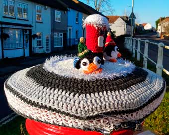 A decorated Post Box!