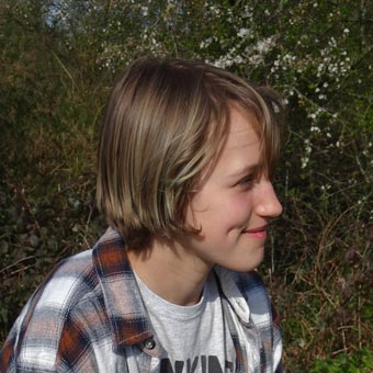 Wren - who walked round the pond with us one day