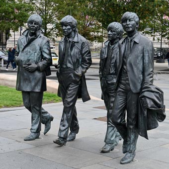 Paul, George, Ringo and John: The Beatles