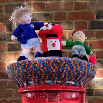Another decorated post box