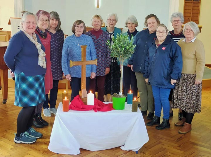 Liz is second from the left