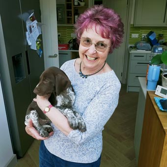 Liz with Indie