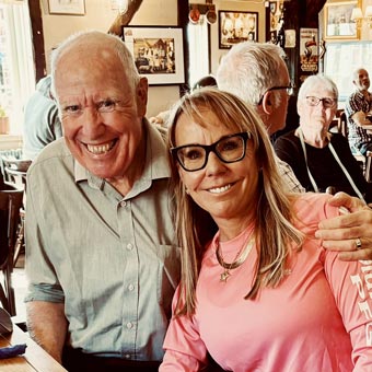 John and his niece Alison