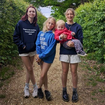 Granddaughters: Freya, Alice, Robyn and Wren