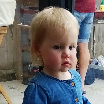 Robyn at home in Oxford